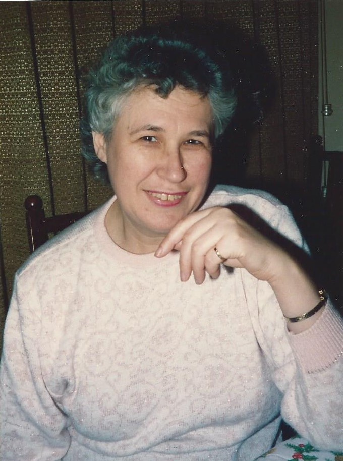 1990 Peggy at home